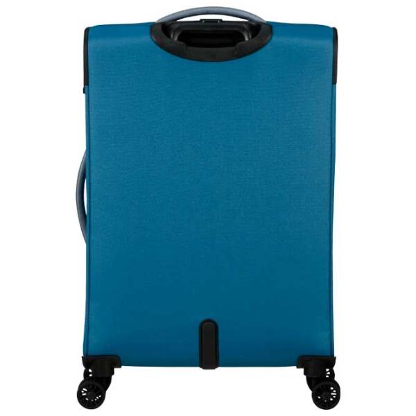 Чемодан American Tourister Pulsonic Spinner Expandable Синий Желтый 64л   photo 6