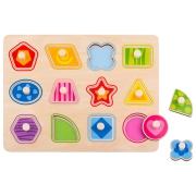 Пазл 3D Tooky Toy Формы (TY853) Количество деталей: 16, Рекомендуемый возраст: 1.5+