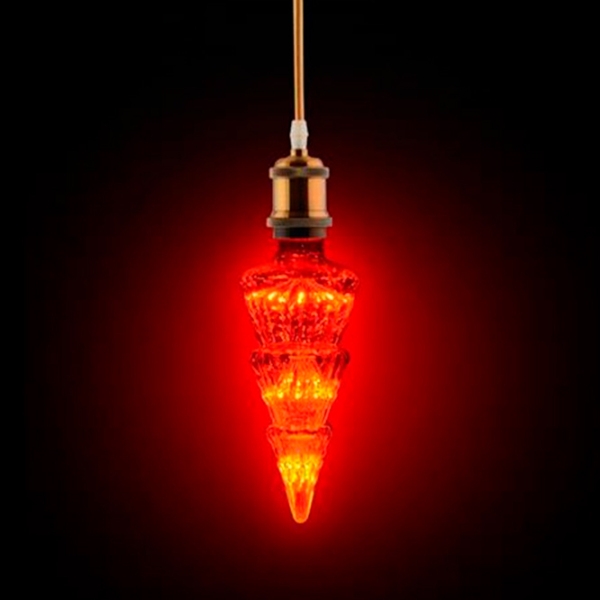 Bec LED Horoz COLOR PINE 001059000202 E27 | 2 W | Red photo 2