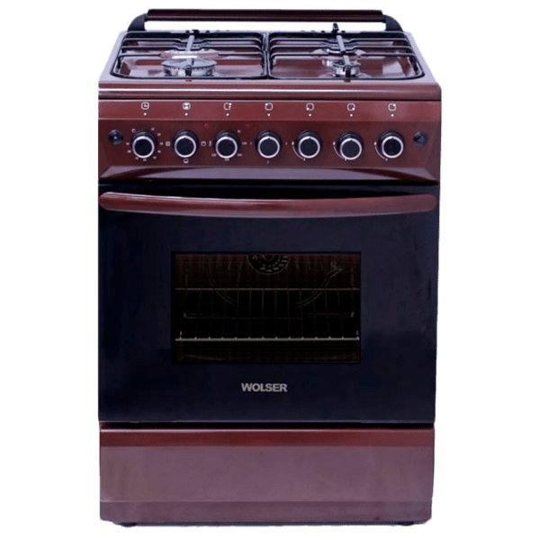 Плита Wolser WL-60602 BRGE Brown Тип плиты: Газовая, , Тип духовки: Электрическая photo 1
