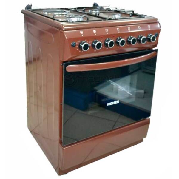 Плита Wolser WL-60602 BRGE Brown Тип плиты: Газовая, , Тип духовки: Электрическая photo 2