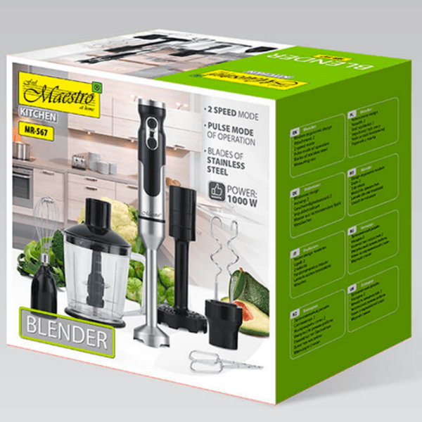 Blender de mână Maestro MR-567 Black  photo 5