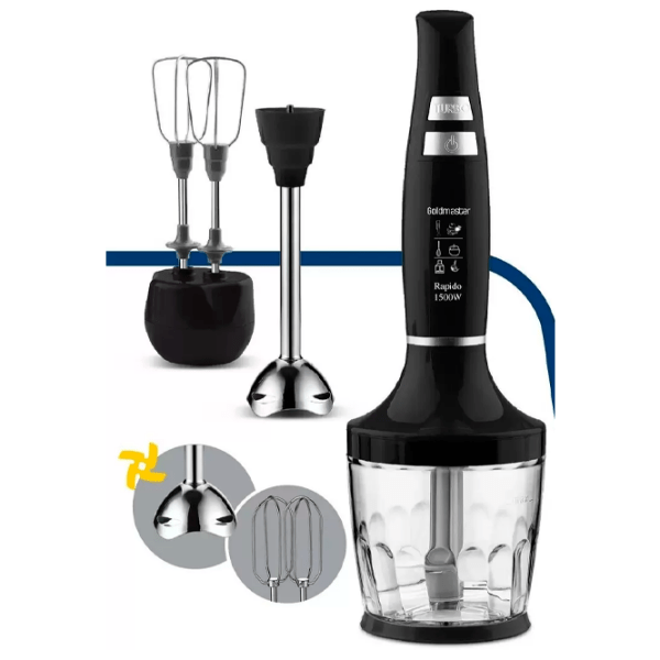 Blender de mână GoldMaster GM 7265 B Black  photo 3