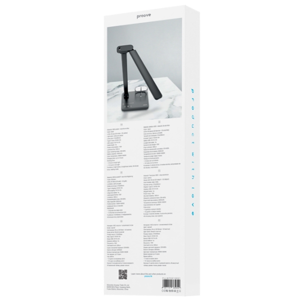 Lampă de masă Proove Lumos Pro Black Acumulator photo 3