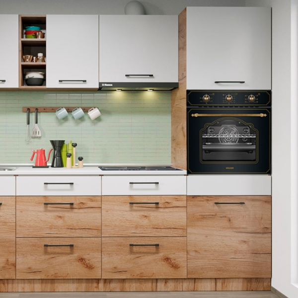 Cuptor încorporabil Wolser WL-F 66 Rustic New Black , 66 l photo 2