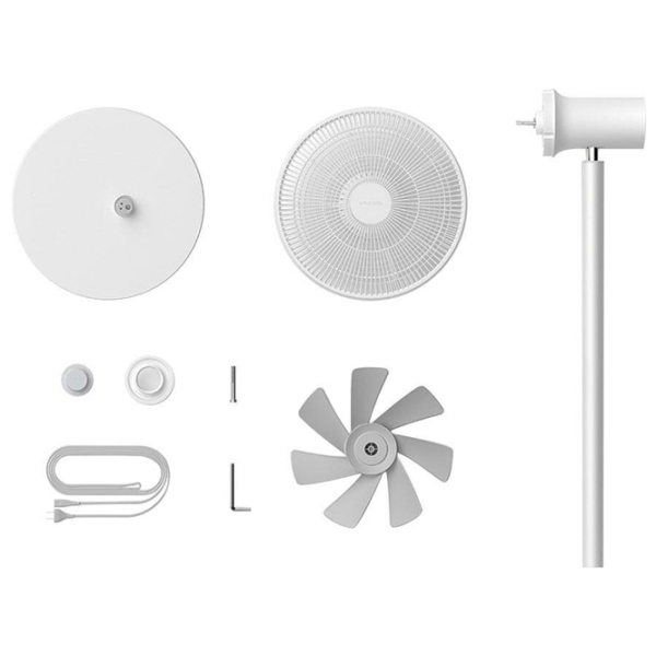 Ventilator Xiaomi Mi Smart Standing Fan 2 White 15 W, Mecanic, Numărul de viteze: 4 photo 3