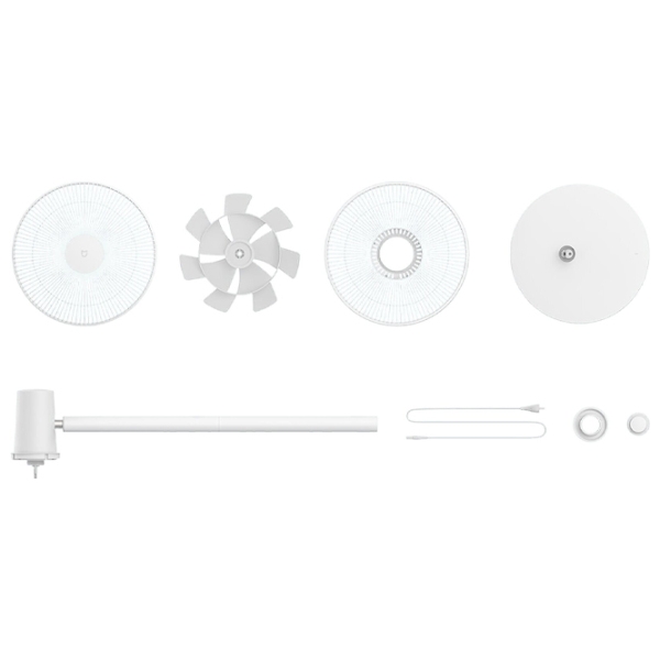 Ventilator Xiaomi Mi Smart Standing Fan 2 White 15 W, Mecanic, Numărul de viteze: 4 photo 4