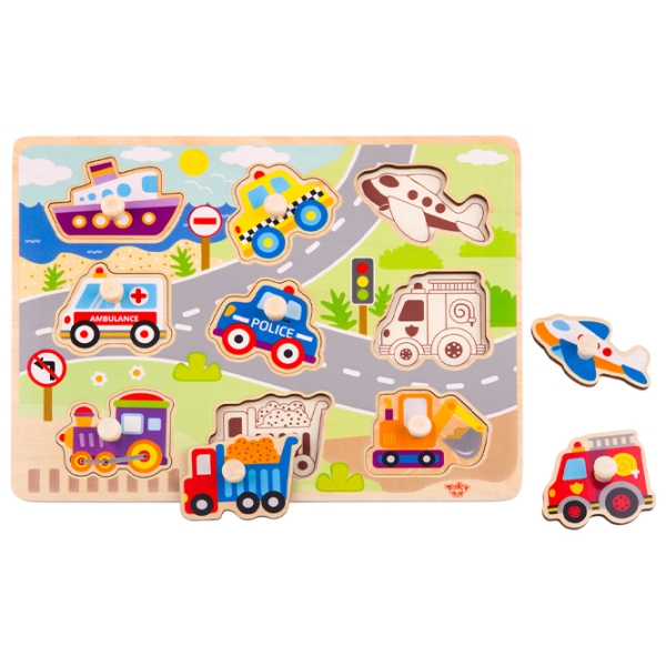 Пазл 3D Tooky Toy Transport (TY860) Количество деталей: 10, Рекомендуемый возраст: 1+ photo 1