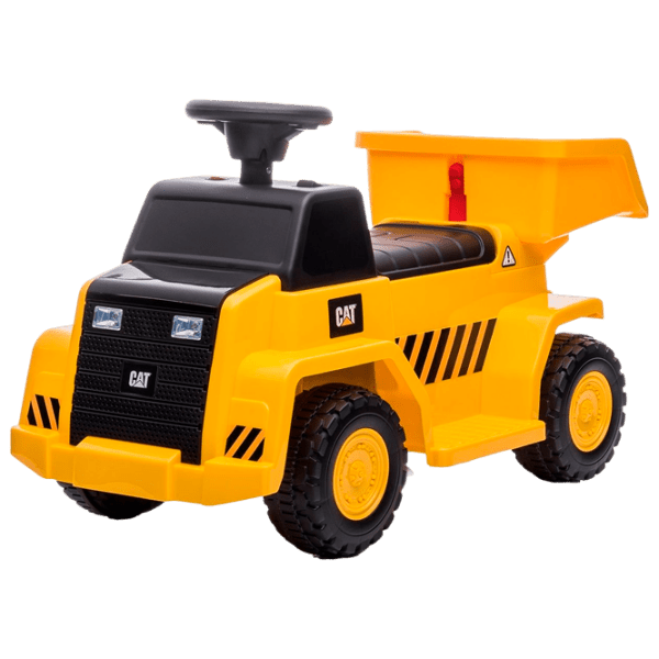Электромобиль Cat Chipolino Dump Truck Желтый 1.5+ | 25 кг | 2.7 км/ч photo 1