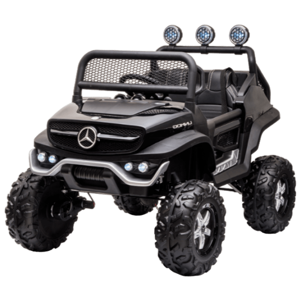 Электромобиль Mercedes-Benz Kids car Unimog Black 3+ | 30 кг | 5 км/ ч photo 1