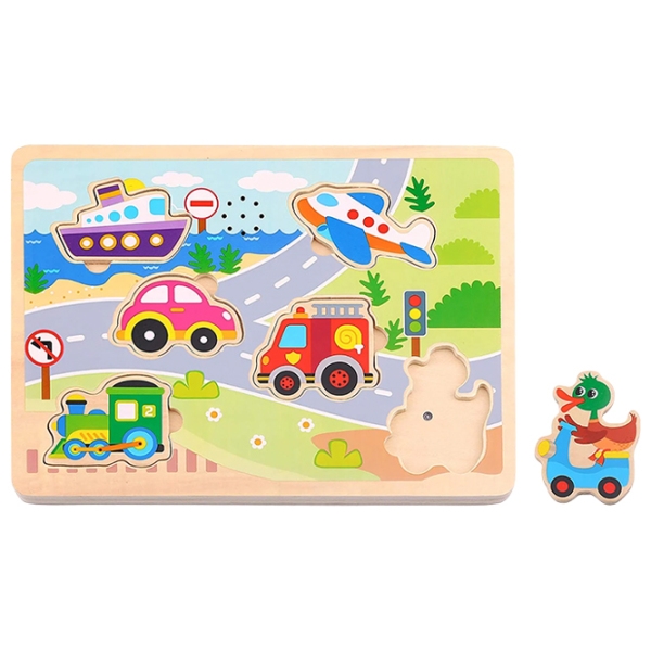 Puzzle 3D Tooky Toy Transport (TL064) Numărul de piese: 7, V&acirc;rsta recomandată: 1.5+ photo 2