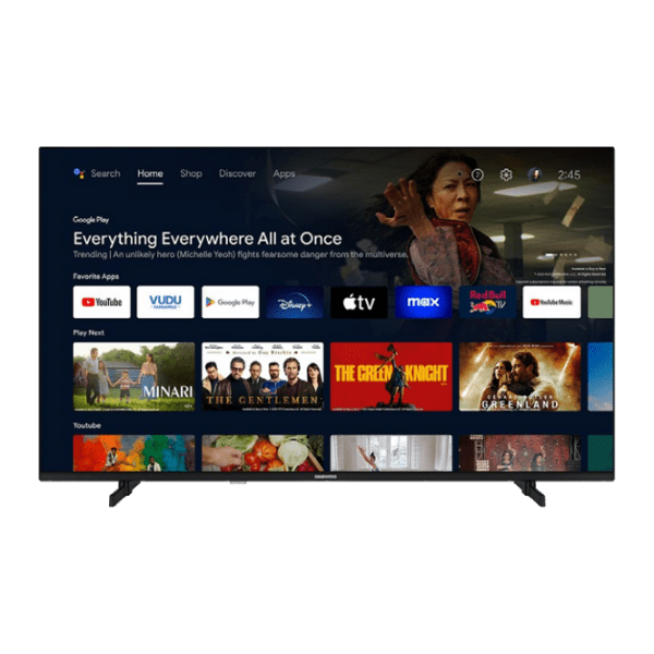 Телевизор Daewoo 55DM82UAQ Smart TV 4K Черный 55" | QLED | 4K photo 1