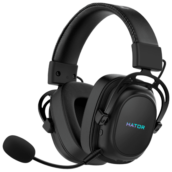 Căști Hator Hypergang 2 Black Fără fir + Cu fir / Gaming / Over the ear photo 2