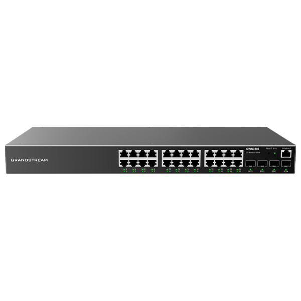 Коммутатор Grandstream GWN7803 Black 56 Гбит/ с photo 1