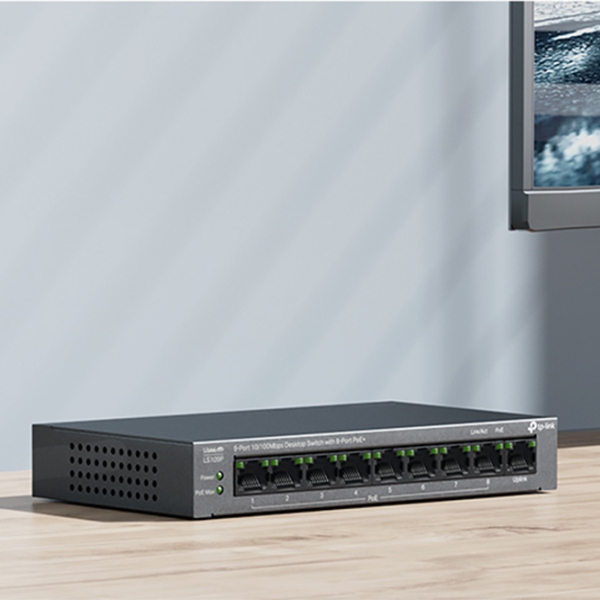 PoE Коммутатор TP-Link LS109P Black 1.8 Гбит/ с photo 5