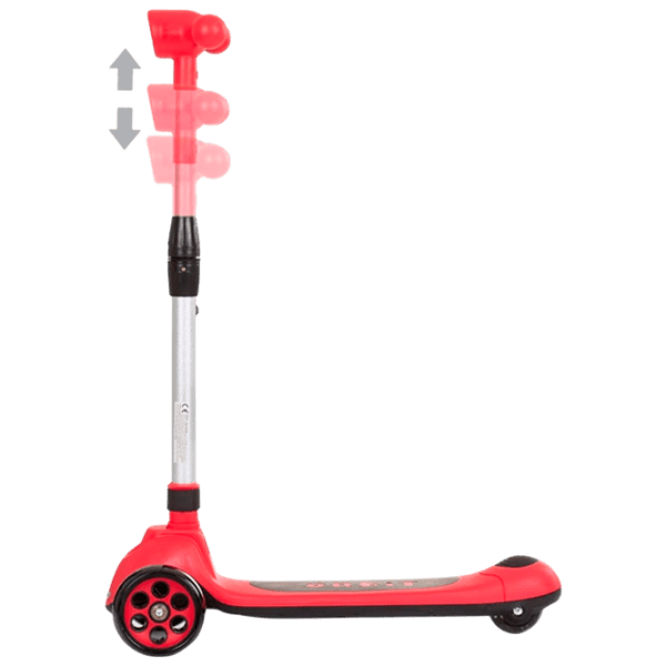 Детский трёхколёсный самокат Chipolino Orbit (DSORB0234RE) Красный 3 года, 50 кг, Полиуретановые photo 2
