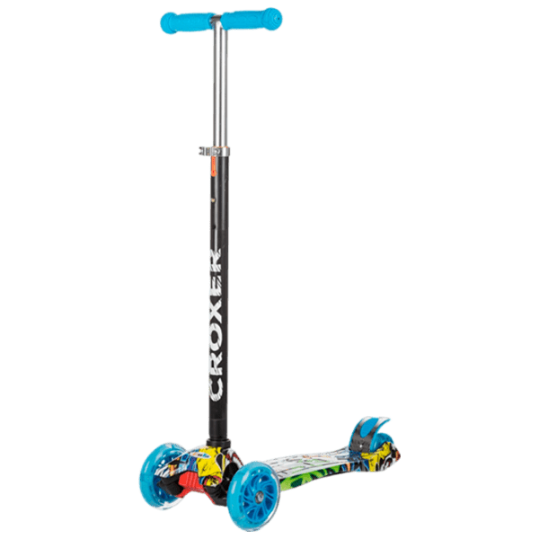 Детский трёхколёсный самокат Chipolino Croxer (DSCR01701BL) Blue 3 года, 50 кг, Пластиковые photo 1