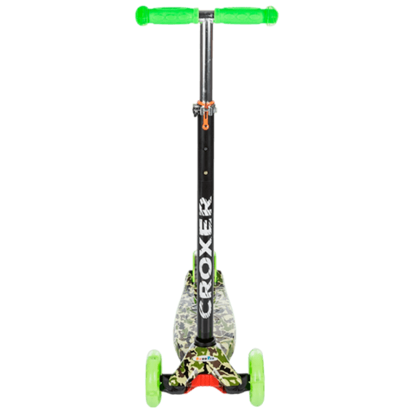 Детский трёхколёсный самокат Chipolino Croxer (DSCR01703GR) Green 3 года, 50 кг, Пластиковые photo 2