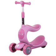 Trotinetă pentru copii cu trei roți Chipolino Space X (DSSPX0221LL) Pink 3 ani, 50 kg, Din plastic