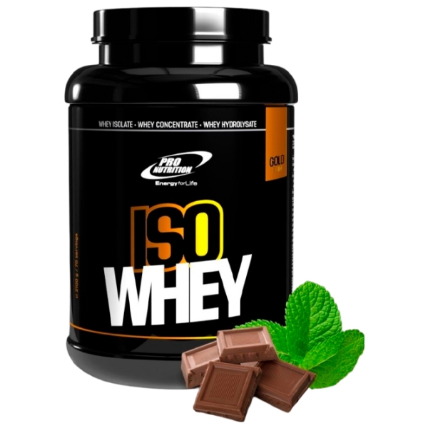 Proteină Pro Nutrition Iso Whey Gold 2100 g Ciocolată, mentă | praf photo 1