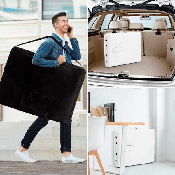 Массажный стол Costway HB87017WH Белый  photo 7