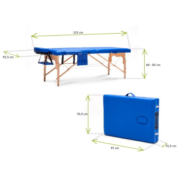Masă de masaj Bodyfit 579 Blue  photo 6