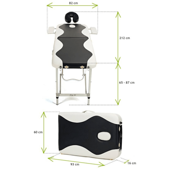 Masă de masaj Bodyfit 1034 Black  photo 7