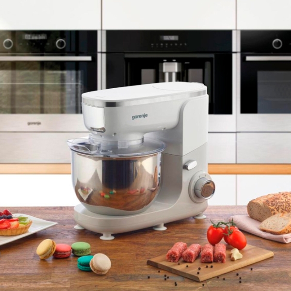 Robot de bucătărie Gorenje MMC1005W White 1000 W, Electronic, Numărul de viteze: 6 photo 9
