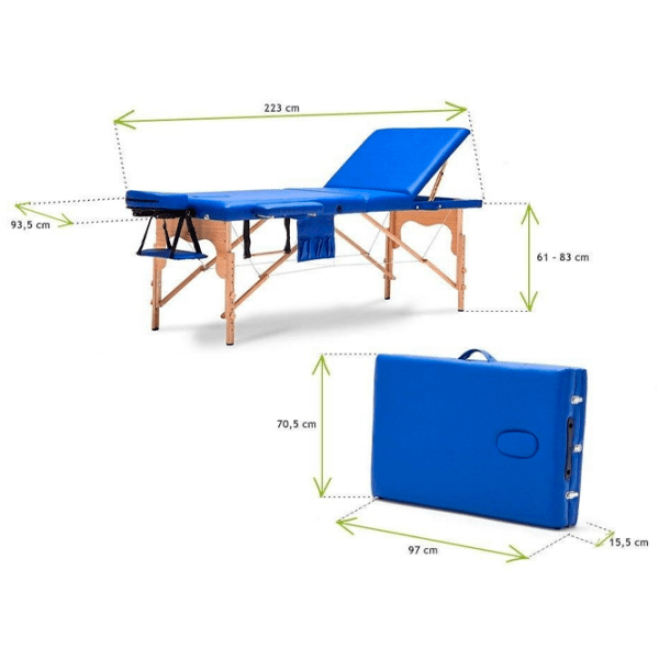 Masă de masaj Bodyfit 581 Blue  photo 5
