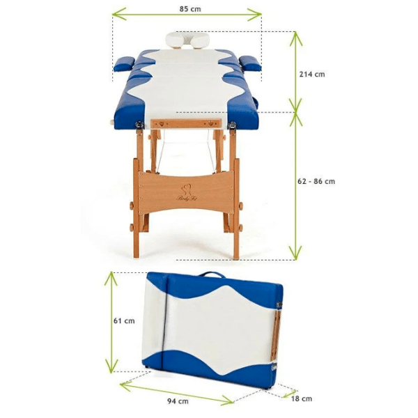 Masă de masaj Bodyfit 1043 Blue  photo 4