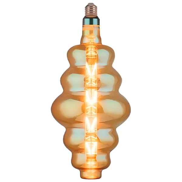Bec LED cu filament Horoz Origami Amber 001053000801 E27 | 8 W | Yellow photo 1