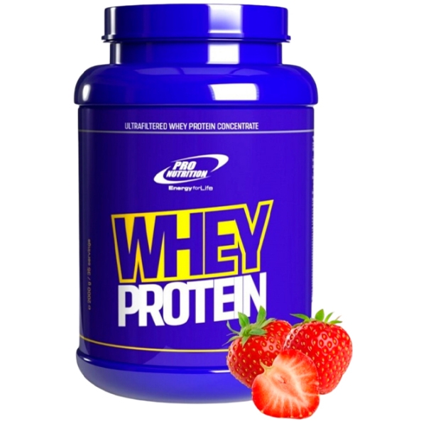 Proteină Pro Nutrition Whey Protein 2000 g Сăpșuni | praf photo 1