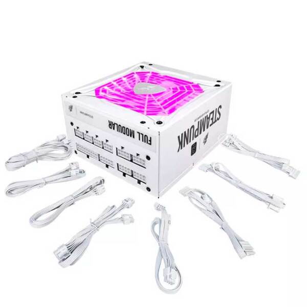 Блок питания 1STPLAYER PS-750AX STEAMPUNK 750 Вт White  photo 7
