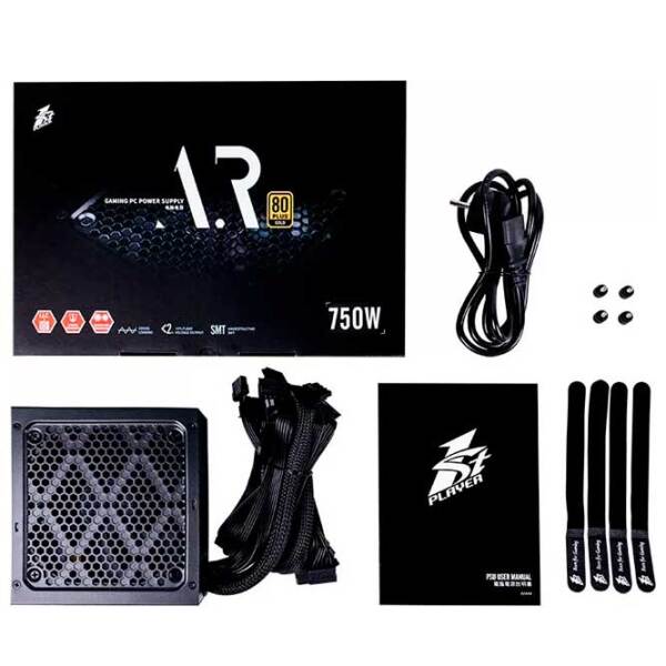 Блок питания 1STPLAYER PS-750AR ARMOUR 750 Вт Black  photo 6