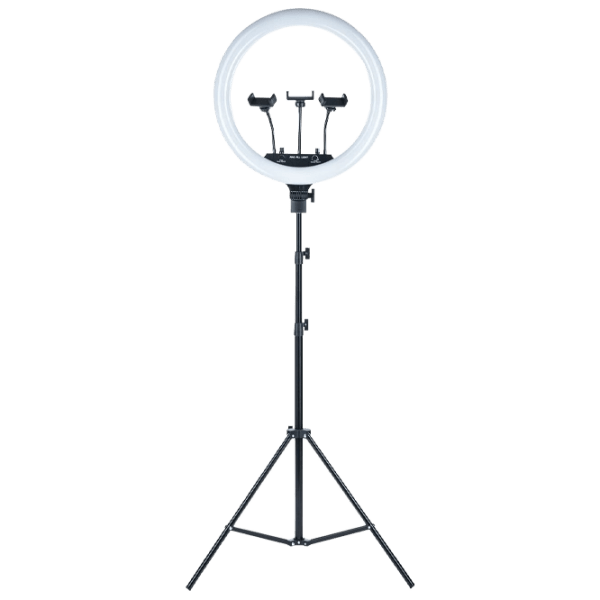 Trepied cu lampă Selfie Ring Light MJ18 18" Black  photo 1