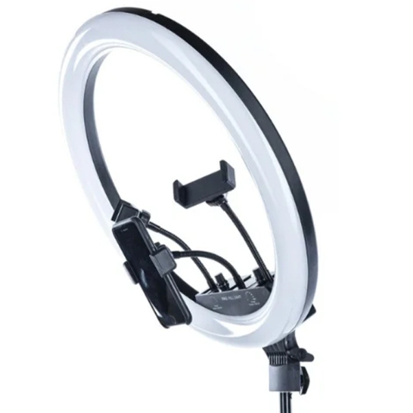 Trepied cu lampă Selfie Ring Light MJ18 18" Black  photo 7
