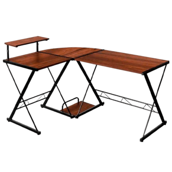 Компьютерный стол Costway HW65968WT Brown  photo 1