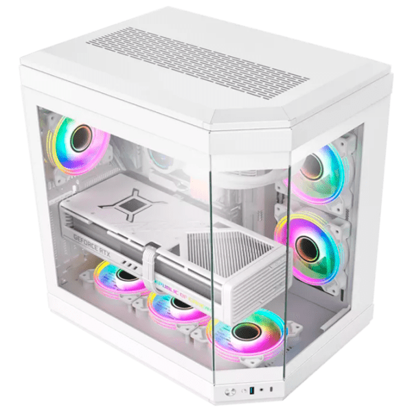 Carcasă Gamemax HYPE White micro ATX photo 2