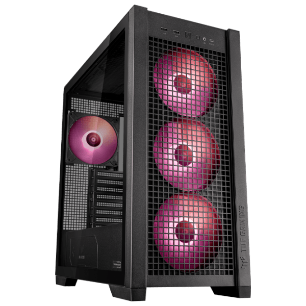 Carcasă Asus TUF Gaming GT302 ARGB Black micro ATX photo 2