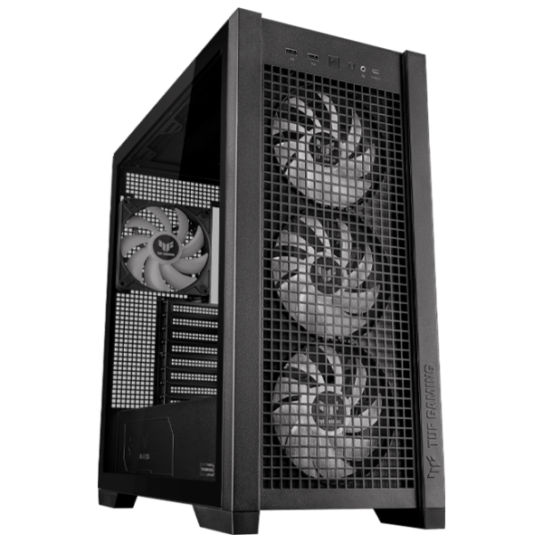 Carcasă Asus TUF Gaming GT302 ARGB Black micro ATX photo 3