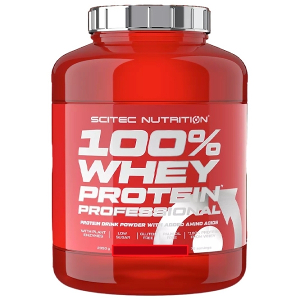 Proteină Scitec Nutrition 100% Whey Protein Professional 2350 g Miere, vanilie | praf photo 1