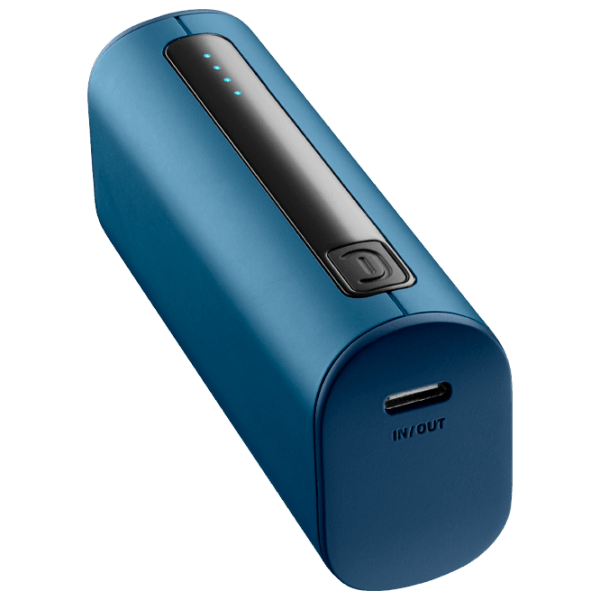 Power Bank 5000 мАч Cellularline Thunder (12 Вт) Blue  photo 1