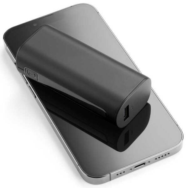 Power Bank 5000 мАч Cellularline Thunder (12 Вт) Black  photo 2
