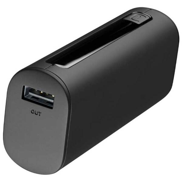 Power Bank 5000 мАч Cellularline Thunder (12 Вт) Black  photo 3