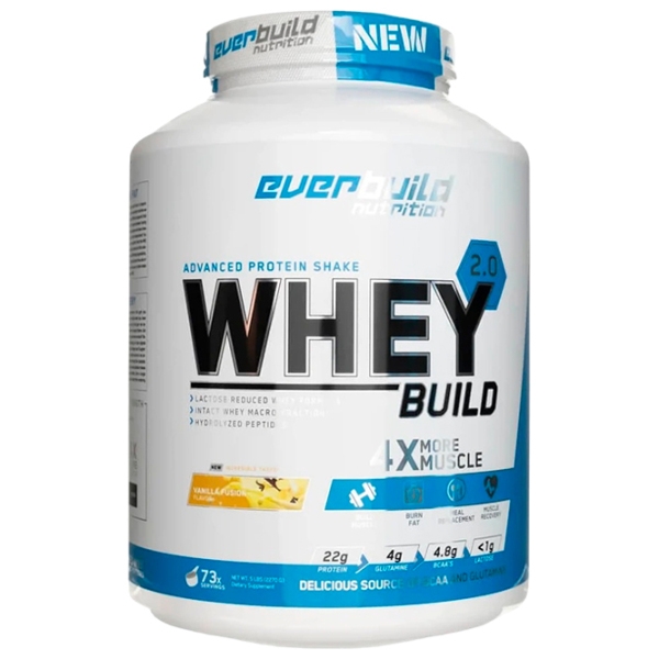 Proteină EverBuild Whey Build 2.0 2270 g Vanilie | praf photo 1