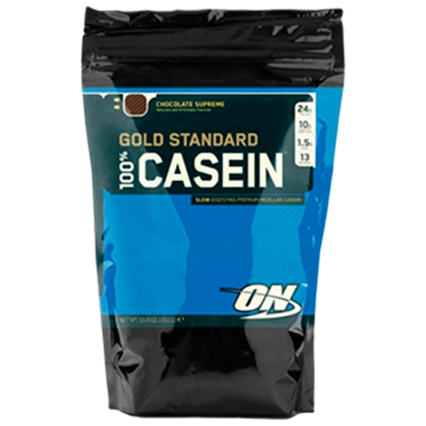 Proteină Optimum Nutrition 100% CASEIN chocolate 450 g Ciocolată | praf photo 1