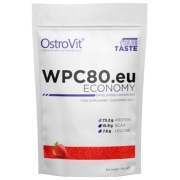 Proteină OstroVit Economy WPC80.eu 700 g Сăpșuni | praf