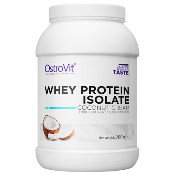 Proteină OstroVit Whey Protein Isolate 700 g Nucă de cocos | praf photo 1