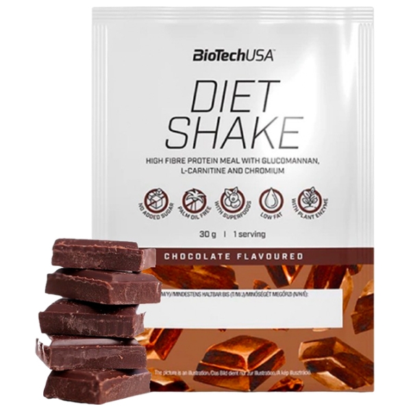 Proteină BioTechUSA Diet Shake 30 g Ciocolată | praf photo 1