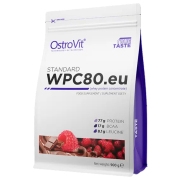 Proteină OstroVit STANDARD WPC80.eu 900 g Ciocolată cu zmeură | praf